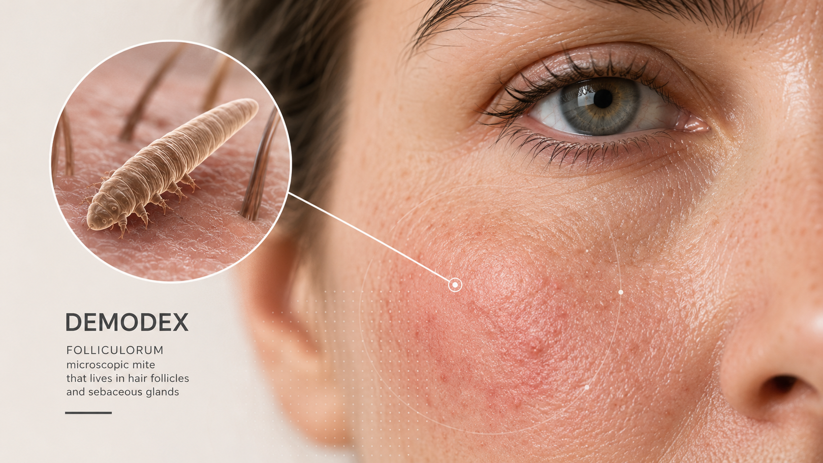 ✨دمودکس چیست؟ بررسی نقش Demodex در آکنه، رزاسه و درمان‌های ناموفق پوستی آیا همیشه مشکل از روتین پوستی است؟