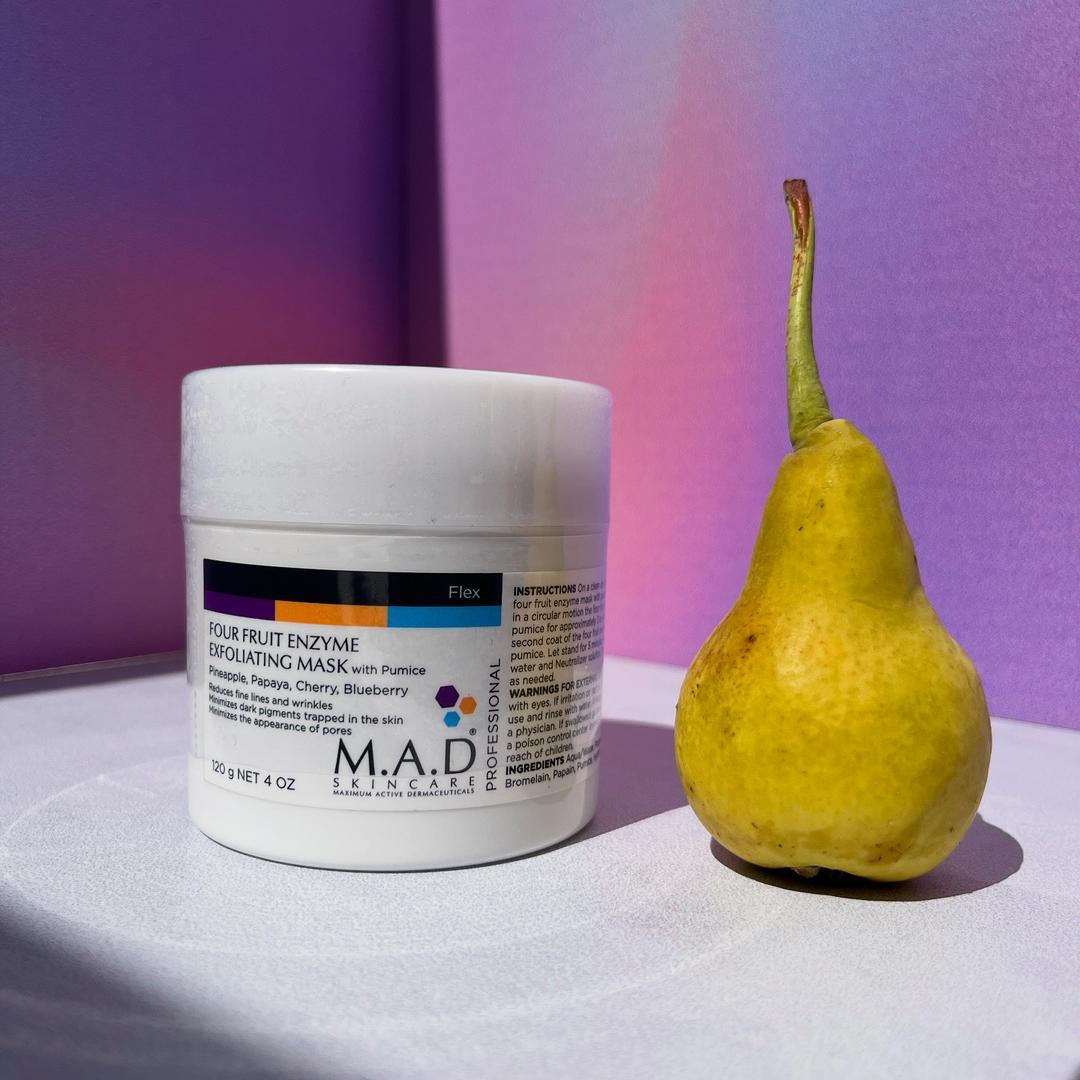 لایه بردار آنزیمی چهارمیوه flex  Four fruit Enzyme exfolianting Mask M.A.D