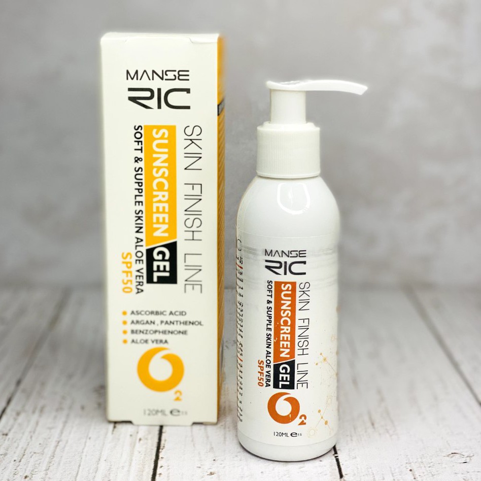 ضدآفتاب بر پایه ژل مانسریک manseric