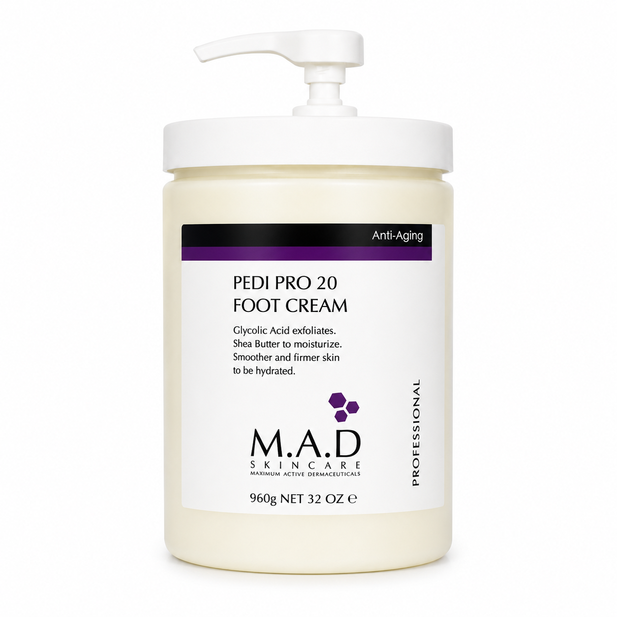 کرم پدیکور حرفه‌ای M.A.D Pedi Pro 20 Foot Cream